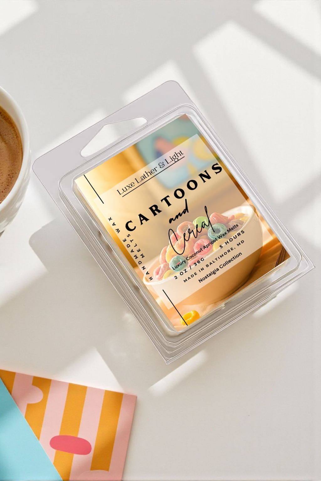 Cartoons and Cereal Wax Melt